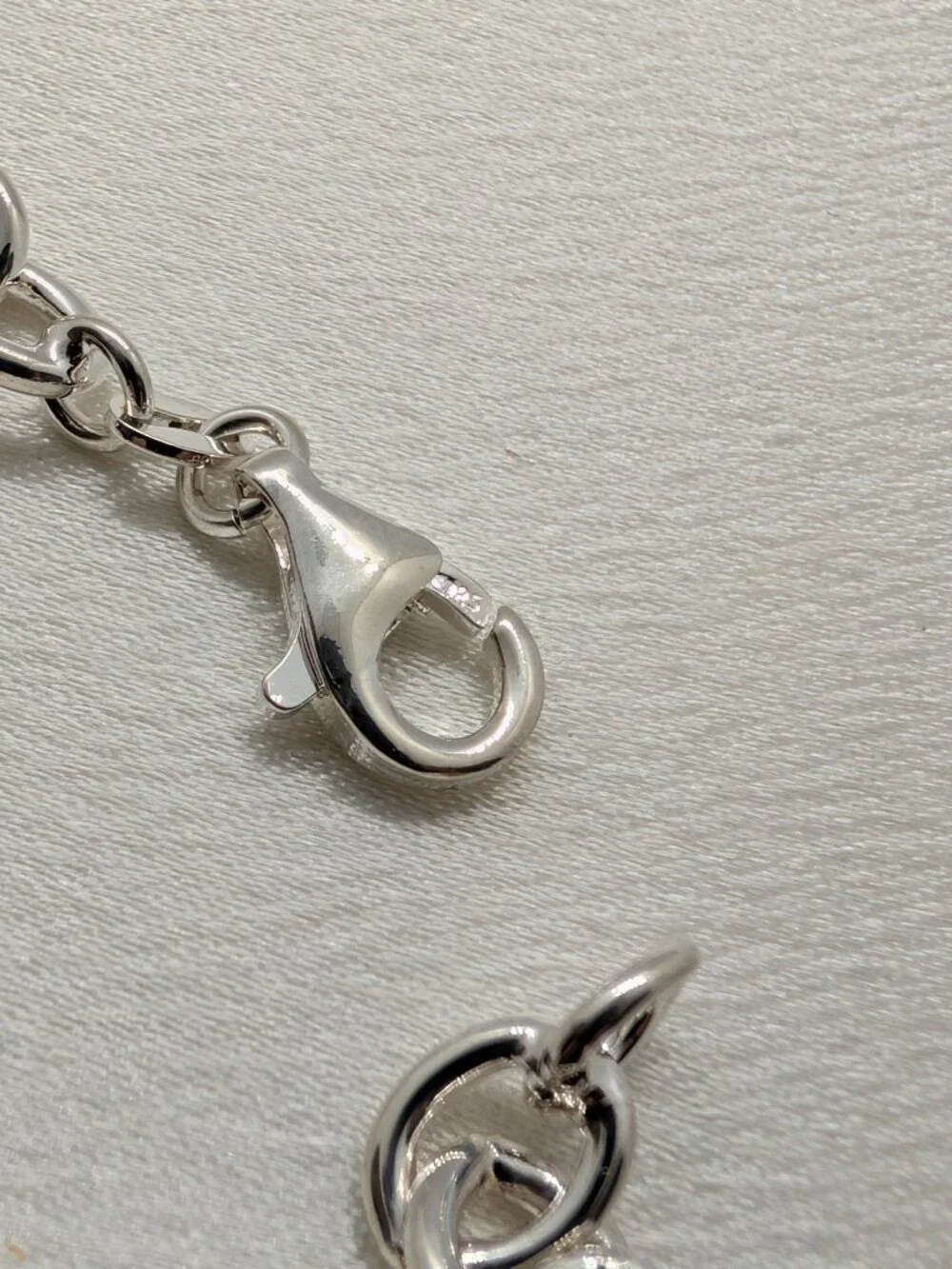 NEW Italian sterling silver engravable charm/i.d. bracelet